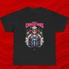 Skull Santa On Motorcycle T-Shirt | Merry Christmas Biker Tee Unisex