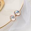 European and American Trend Gem Set: Fashion Necklace, Stud Earrings & Ring
