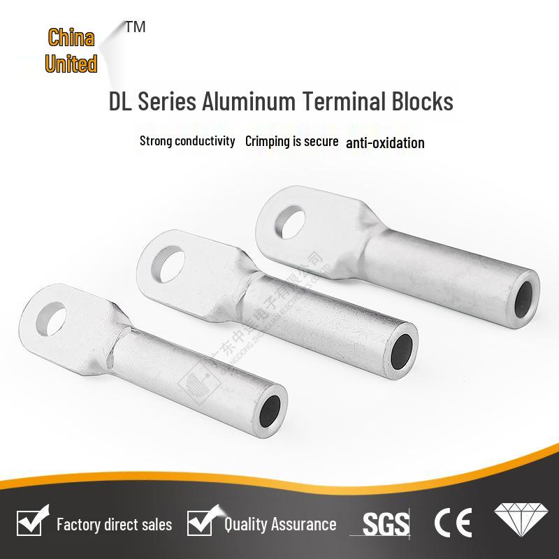 Zhonglian DL Terminal Aluminum Splice Cable Lug - Aluminum Wire Lug Available