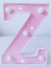 Pink LED Letter Light for Celebrations and Proposals