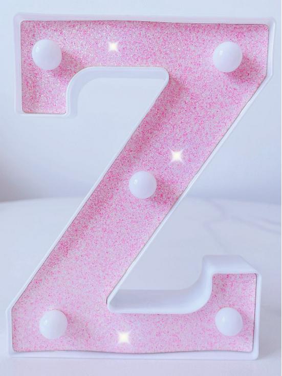 Pink LED Letter Light for Celebrations and Proposals
