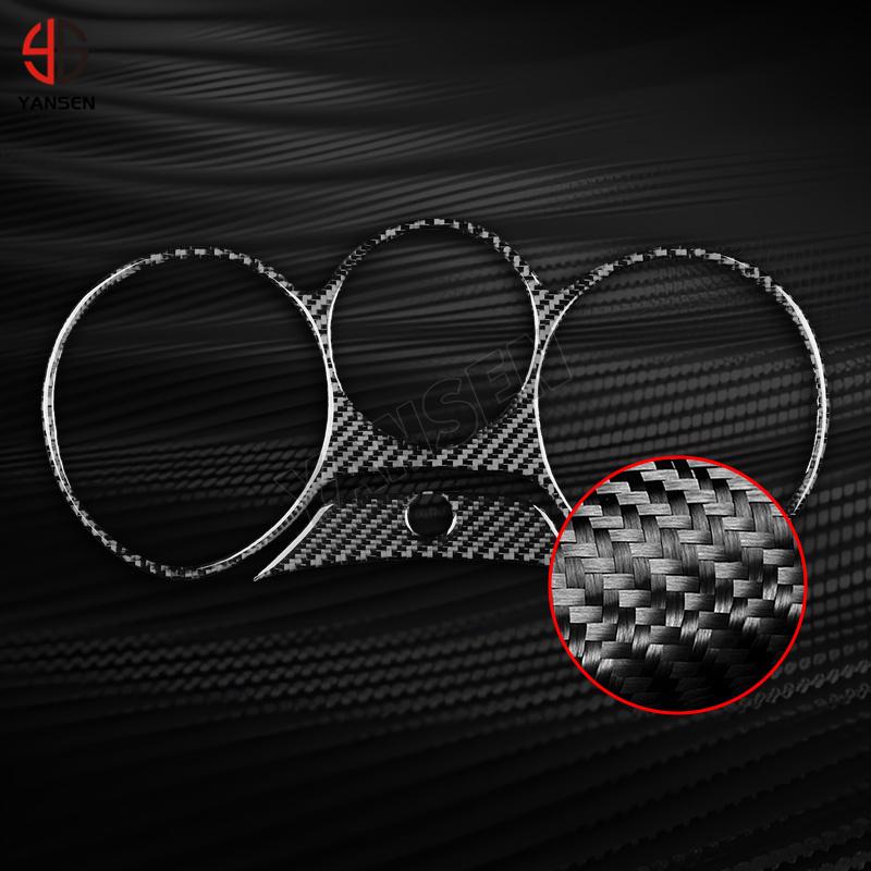 Naklejka z włókna węglowego na panel instrumentów samochodowych, prędkościomierz do Seat Leon 2005 2006 2007 2008 2009 2010 2011 2012