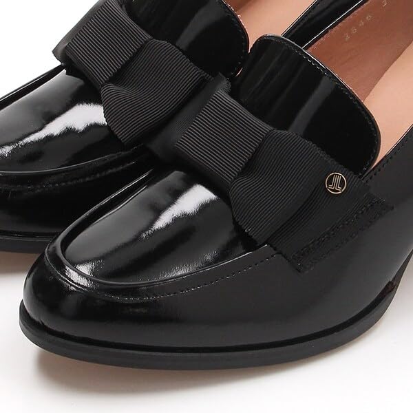 Lanvin en Bleu Ribbon Motif Heeled Size cm Women's Loafers, 2846, B-Glass, 22.0