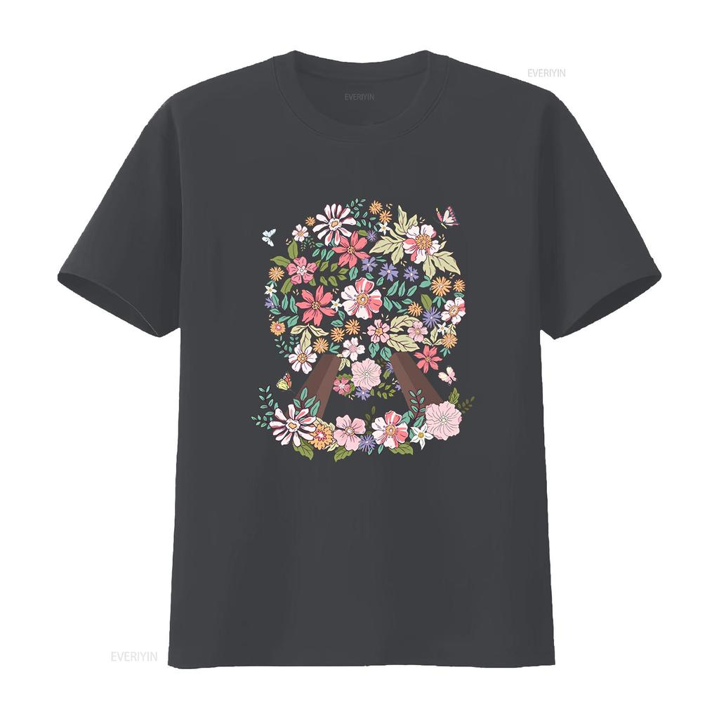 Floral Epcot T Shirt Flower and Garden Festival E0725 vintage Washed Unisex Versatile Breathable Top For Everyday Wear graphic