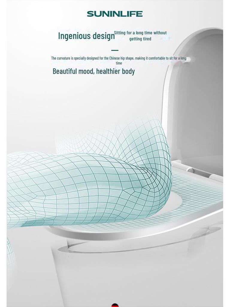 Housse de siège de toilette universelle à installation rapide et à descente lente - Accessoires épais et adaptés à la maison