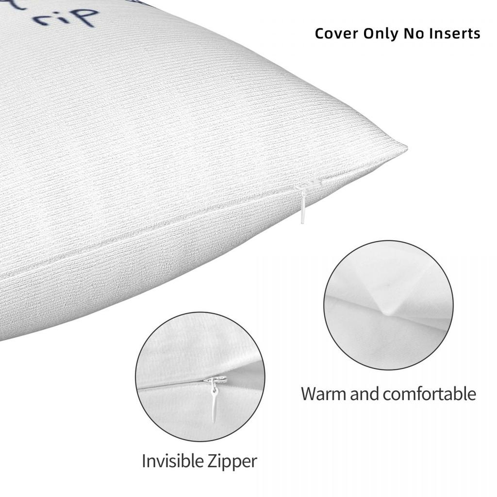 The Bear I Love You Dude Let It Rip Square Pillowcase Polyester Linen Velvet Pattern Zip Decorative Room Cushion Cover