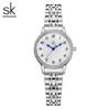 Women'S Watcheswomen'S Small And Delicate Diamond-Encrusted Subdials, Steel Strap Watches, Waterproof Watches, 0199