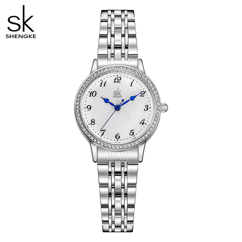 Women S Watcheswomen S Small And Delicate Diamond-Encrusted Subdials, Steel Strap Watches, Waterproof Watches, 0199