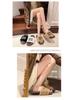 Women's Trendy Korean Flat Bottom Fuzzy Slippers for All Seasons 2025