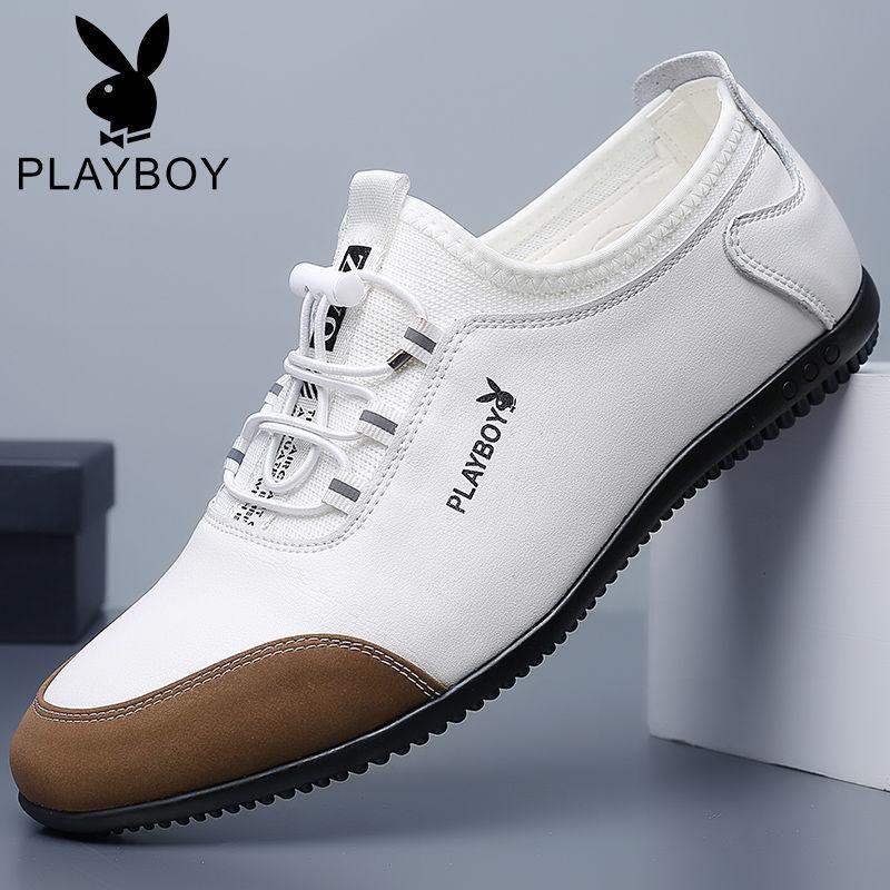 Gongzi Genuine Men's Shoes Leather Casual Breathable Leather Shoes Men's Summer Versatile Doudou Shoes