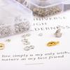 Alloy Accessories Jewelry Findings Set Repair Tools Lobster Clasp Open Jump Rings Earring Hooks for DIY Jewelry Making Supplies