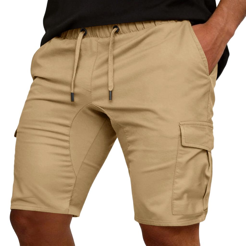 Men's Casual And Fashionable Five-inch Length Shorts - Men's Drawstring Breathable Sports Work Pants