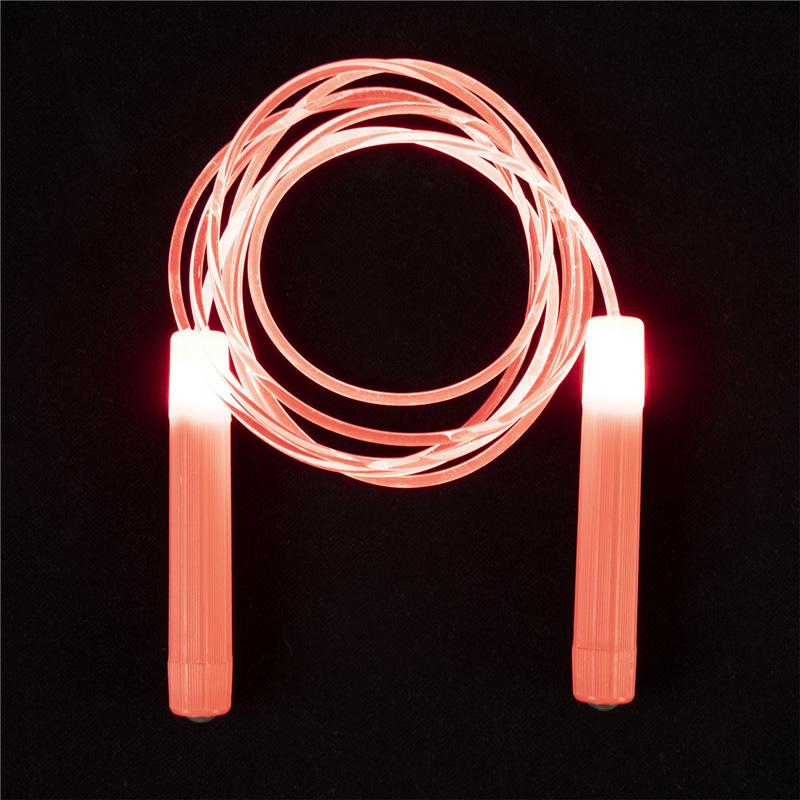Luminous LED Fiber Optic Skipping Rope for Kids & Adults - Dazzling Colorful Light for Outdoor Evening Fun