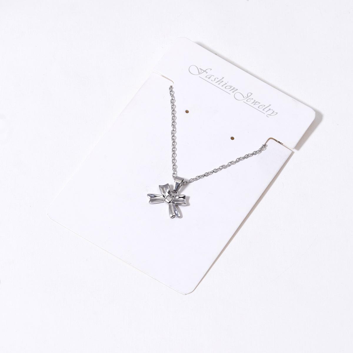 Princess on the Run Titanium Steel Clavicle Necklace for Women - Durable, Fade-Resistant Pendant Chain