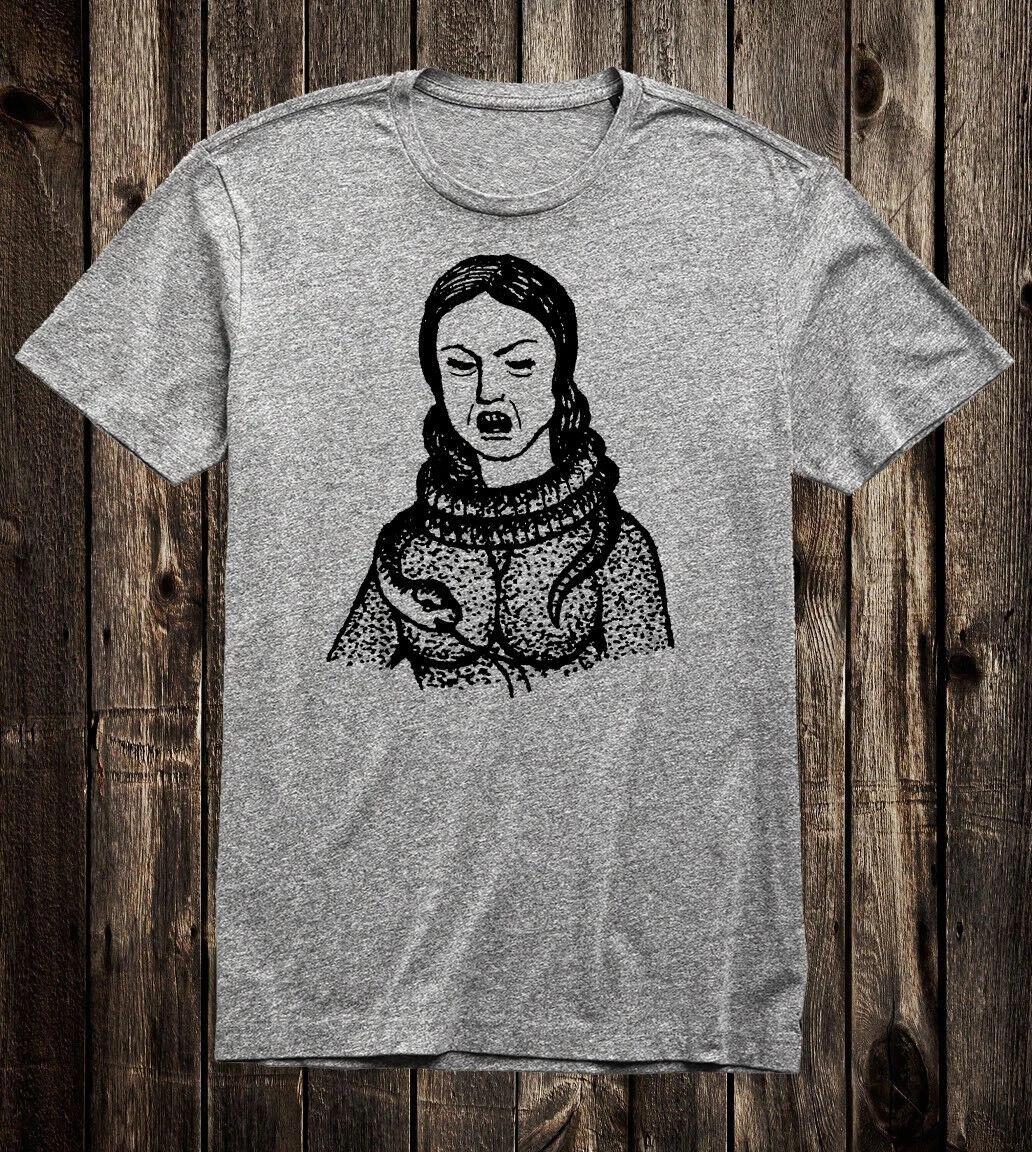 

Unisex Cotton T Tee Shirt Russian Prison Tattoo Art Traditional Woman Snake M