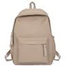 Schoolbag Fashion Large Capacity School Bag Girls Junior High School Travel Backpack Japanese Solid Color College Student Lightweight Versatile 