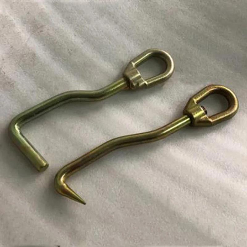 Round/Pointed Head Sheet Metal Hooks Auto Body Repair Tools Collision Pulling Clamps Frame Machine Tools Swivel Head