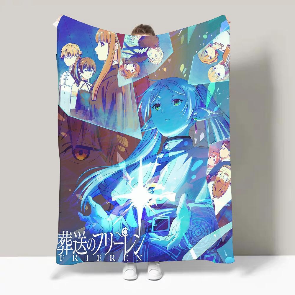 ANIME F Frieren CUTE B Beyond Journey's End Blanket Design Lightweight For Dorms, Naps, Living Room, Office,Sofa