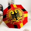 Eagle Emblem Of Germany Automatic Folding Umbrella - 8-Rib Travel Umbrella with Auto Portable Case, Ideal Gift for Birthdays