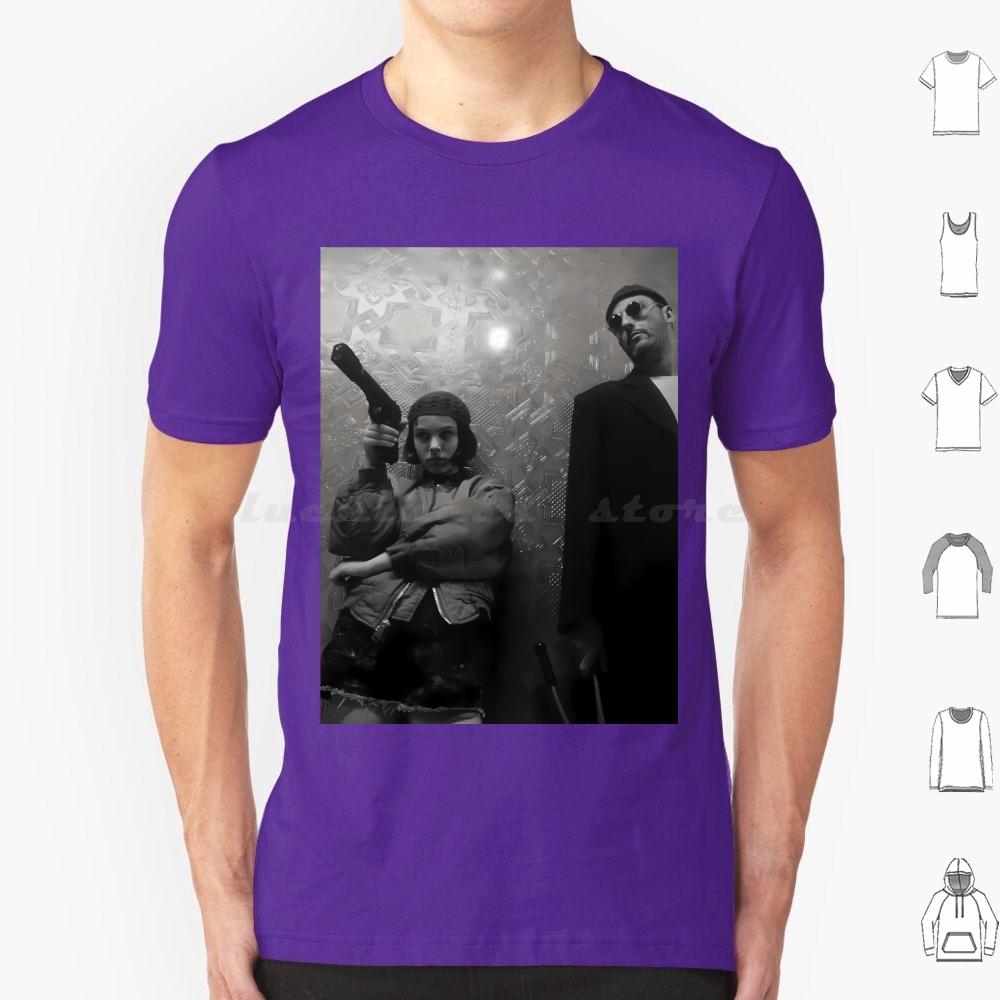 Leon The Professional Midcentury Retro Movie Poster T Shirt 6xl Cotton Cool Tee Leon Leon The Professional Movie The