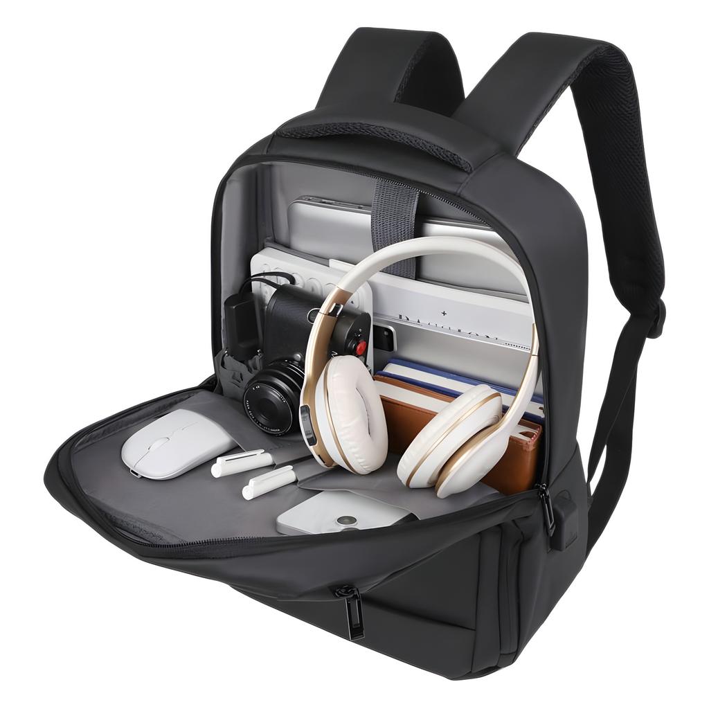 TS JYL laptop bag,2025 New Men Large Business Backpack Waterproof Multi Function Laptop