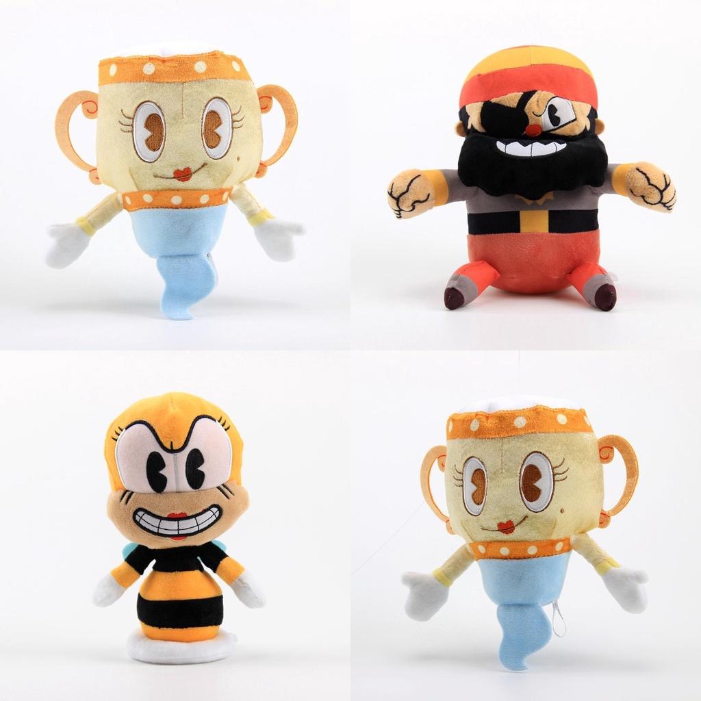 Legendary Cuphead Plush Toys Captain Brineybeard Soft Stuffed Doll For Kids And Fans