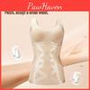 Seamless Cross Compression Body Womens Shaper Vest Breathable Highelastic Fixed Cup