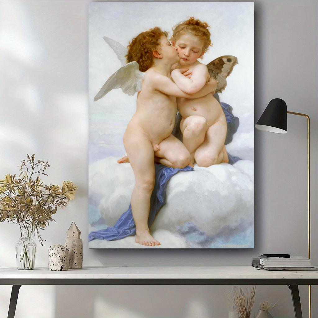 William-Adolphe Bouguereau Artwork Posters Birth of Venus Canvas Painting HD Print Wall Art Pictures Living Room Home Decoration