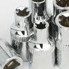 6Pieces Compacts 1/4Inch Drive Socket Ratchets Wrench Hex Socket Set With Storage Case Corrosion Resistant Materials