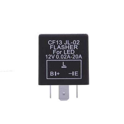 HUIQIAODS IC Turn Signal Relay for Motorcycles and Cars, Compatible