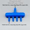 10Pcs Plastic Aquarium Air Splitter 4/5/8mm Oxygen Gas Diverter  for Fish Tank Air Pump Oxygenation