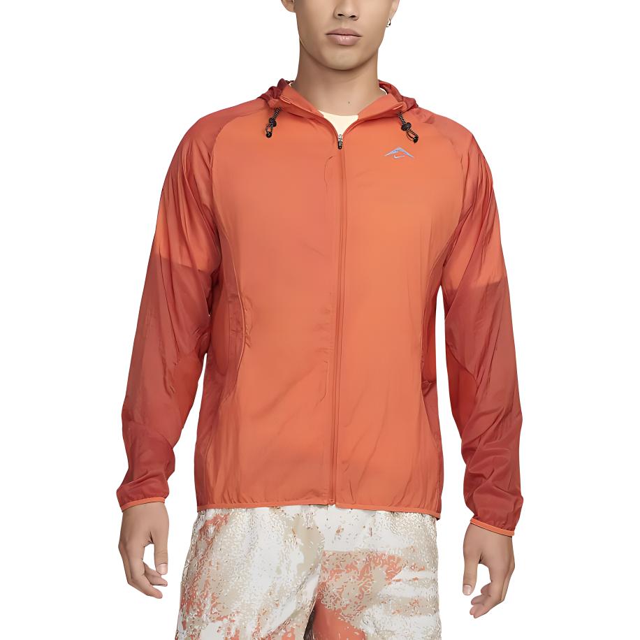 

Мужская куртка Nike Trail Aires Водонепроницаемая Удобная Посадка Для Бега С Длинным Рукавом Куртки Винтажный-Коралловый Дракон-Красный Черный FN4003-846