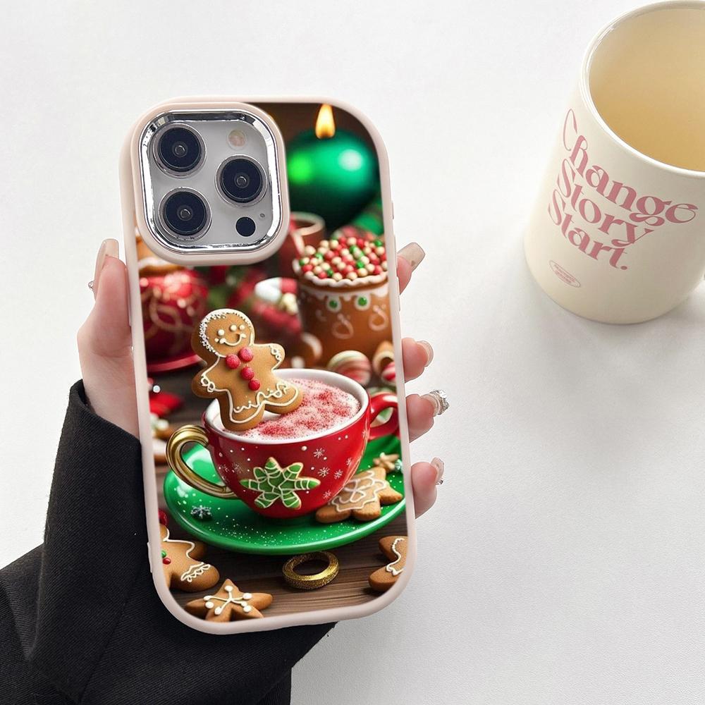 N107 Happy New Year Christmas art Soft Phone Cases для Samsung S24 S23 Plus A15 A35 A54 — фото 19