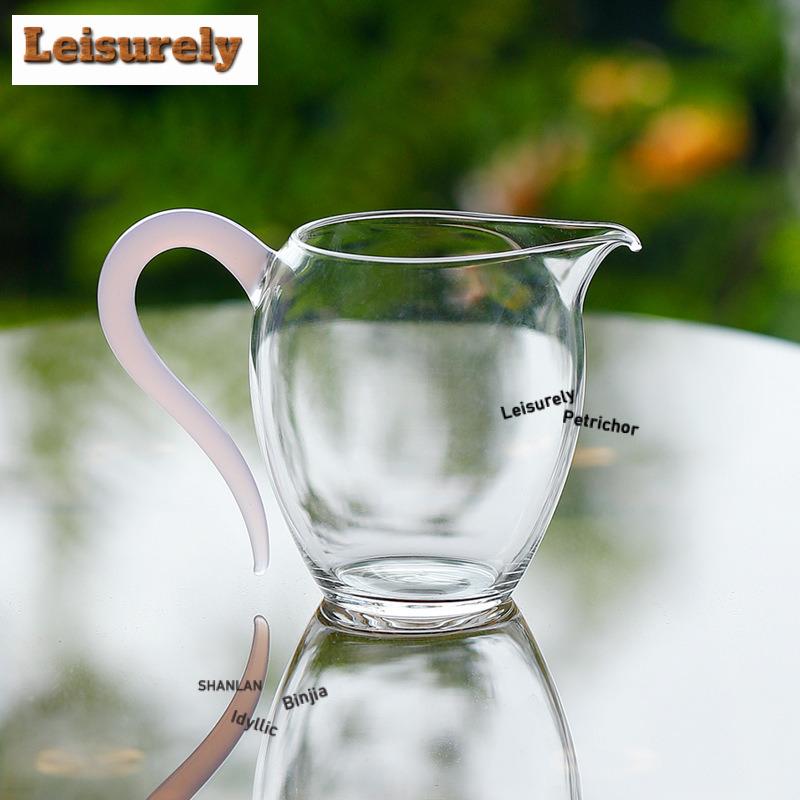 Glass Tea Pitcher Divide Tea Tea-separating Cha Hai Dispenser Household Justice Cup Puer Fair Mug Tableware Accessories Supplies