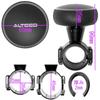 ALTEED Steering Spinner Knob with TPR Grip for Cars Built-in Bearing, (Black)