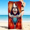 1Pc Horror Movie Poster Beach Towel, Quick Dry, Multi-Use for Beach Pool Gym Yoga Home Travel, Christmas, Halloween, Xmas Gift M929269