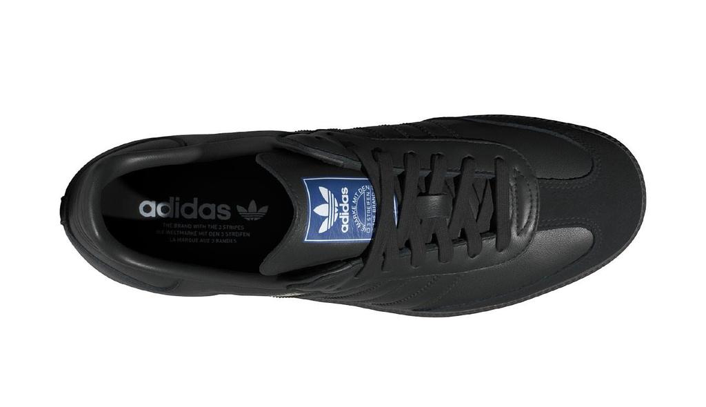 Adidas samba og sneakers leather upper black/gum