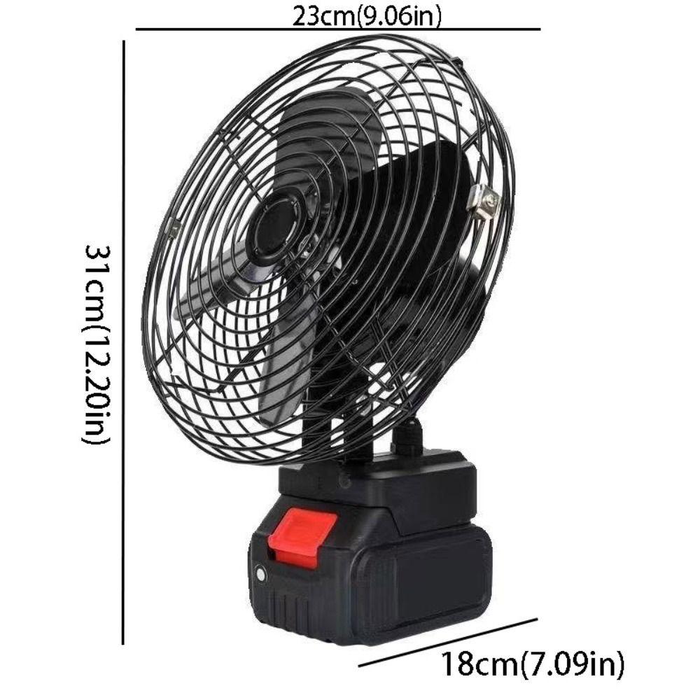 Wireless Design Rechargeable Fan Metal Construction Strong Wind Fan High Power Fan  Office Use