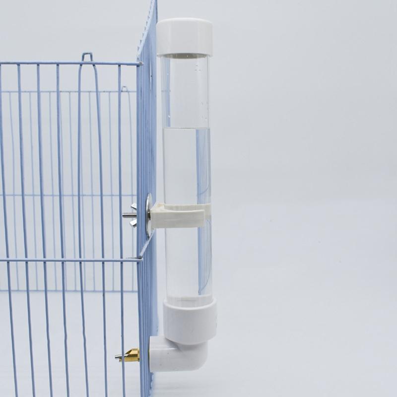 Water Bottle Automatic Feeder for Birds Guinea Pigs Hamsters Small Animals No Drip No Leak for Pet Cages 4.4oz