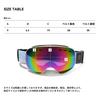 Acrace Ski Snowboard Junior and Child Snow Glasses UV Wide Field of One Size Fits 6 Kids' Goggles, Dual-Layer Lens, Goggles, Goggles, Compatible,