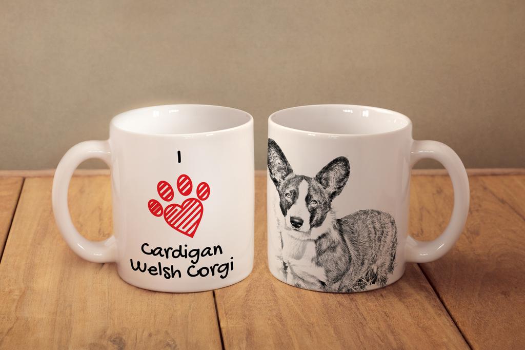 Cardigan Welsh Corgi - kubek z psem, uroczy kubek z grafiką, prezent z Twoim zdjęciem od marki Art-Dog