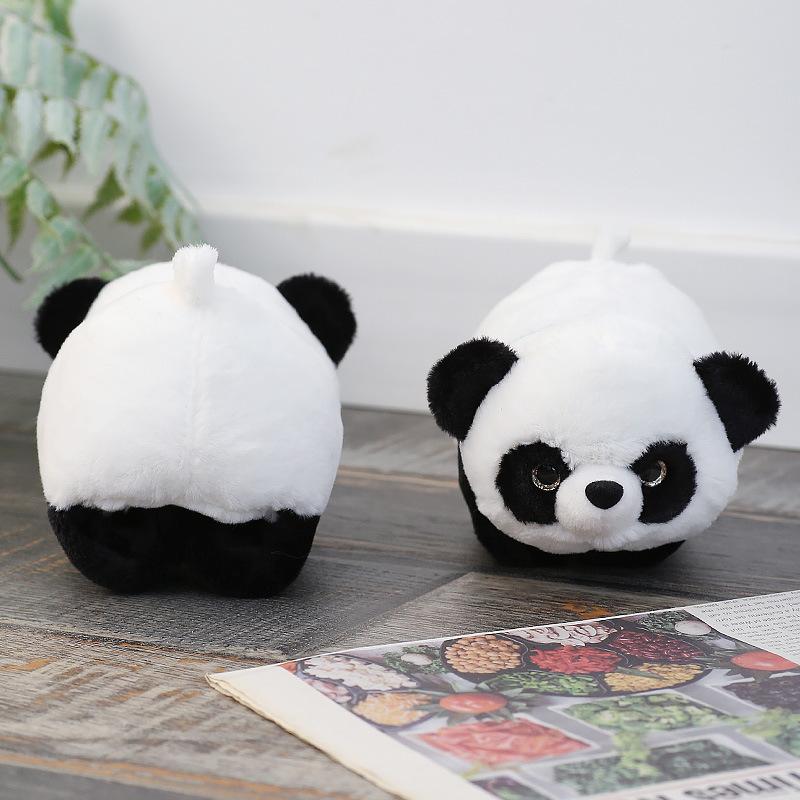 Panda Rag Doll Plush Toy PP Cotton Filled Wrist Holding Panda Souvenir Gift for 14 Years & Up Unisex Party Accessory