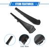 1 Pair Front Windshield Wrap Corner Trim Compatible for Nissan Rogue 2014-2020, Durable Plastic Black Left Right Windshield Wiper Cover