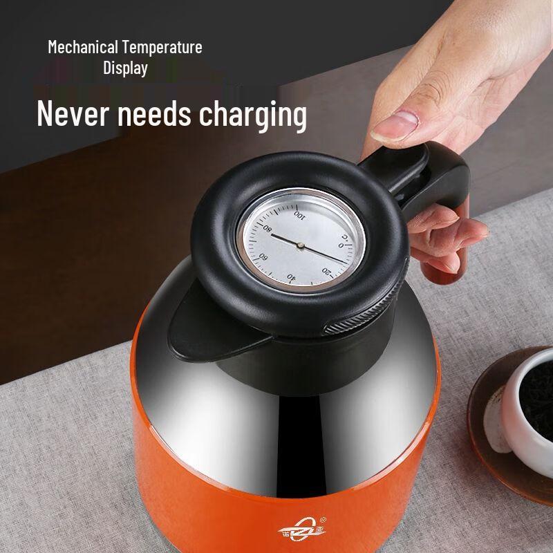 Nuoya 316 Stainless Steel Insulated Tea Mulling Pot with Temperature Display