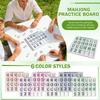 Tragbares lustiges und praktisches Mahjong-Übungsbrett Einzelkachel-Mahjong-Übungsbrett
