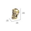 Brass EDC Five-pointed Star Hat Russian Skull Soldier Knife Beads Lanyard Pendants Jewelry Metal Copper Paracord DIY Accessories