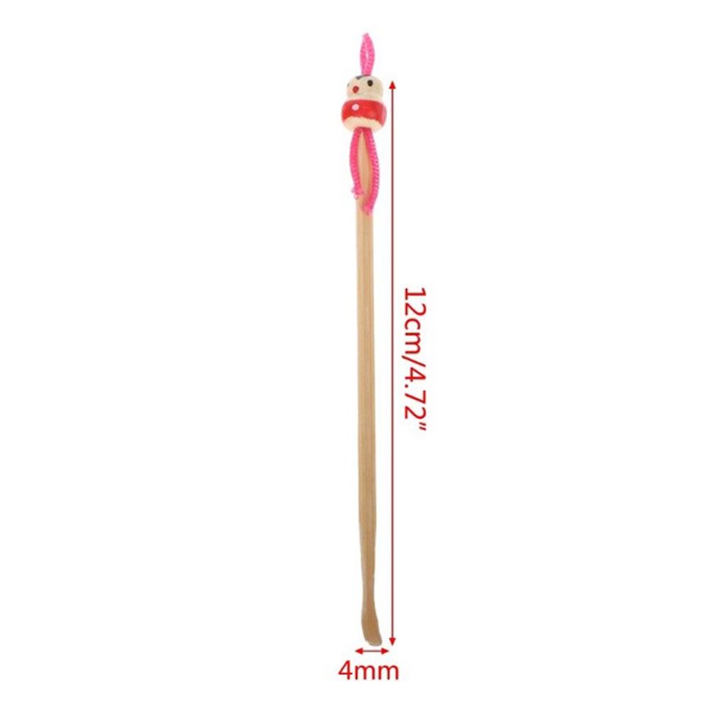 Color Mini Doll Wax Remover Wood Bamboo Ear Cleaner Tool Health Care Ear Picks Ear Care Earpicks
