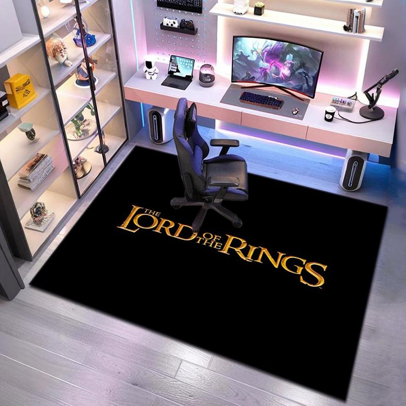 1PC Lord of the Rings Print Rug - home decoration Carpet For Living Room Bedroom Flooring Computer Chair Area Rug