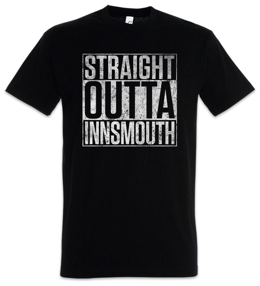 

Straight Outta Innsmouth Mens T-Shirt City Wars Horror Town Cthulhu Lovecraft 3XL