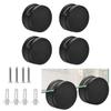 4pcs Glass Mirror Holder Clip Frameless Mirror Fixed Support Bathroom Mirror Wall Hanging Fixing Kit Wall Brackets Hardware
